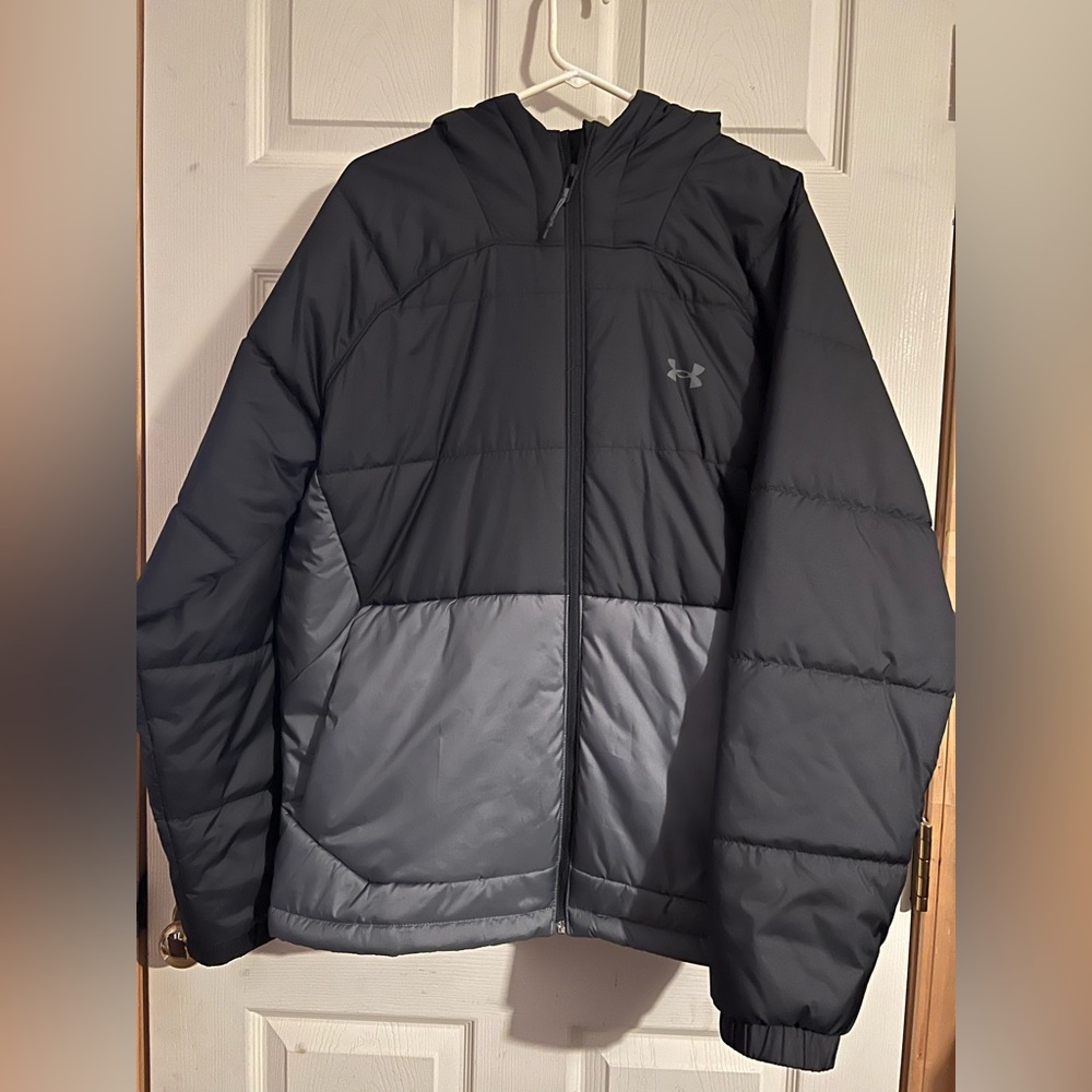Under Armour Storm Men's Black and Gray insulated Jacket, size XXL